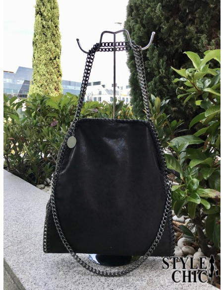 Bolso Cadenas Grande Negro