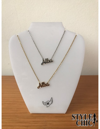 COLLAR NOMBRE ALBA