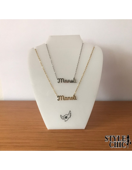 COLLAR NOMBRE MANOLI