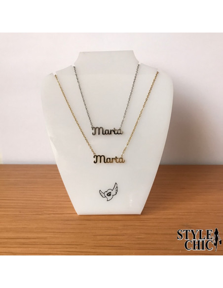COLLAR NOMBRE MARTA