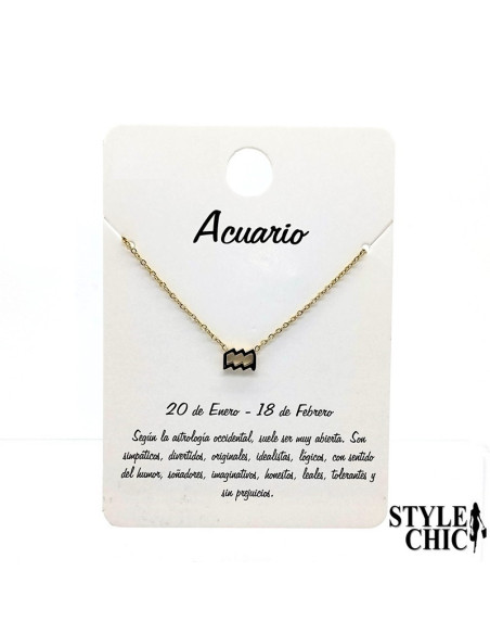 Collar signo ACUARIO