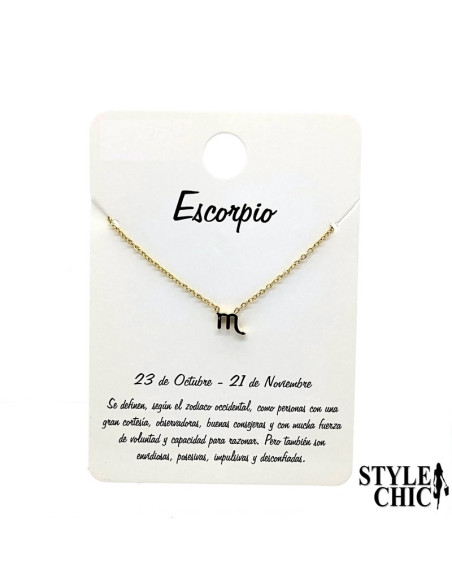 Collar signo ESCORPIO