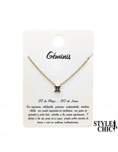 Collar signo GEMINIS