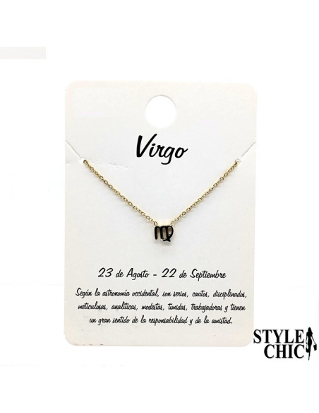 Collar signo VIRGO