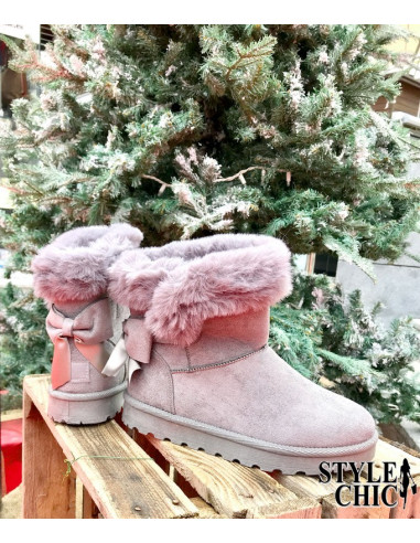 BOTAS AUSTRALIANAS GRISES LAZO