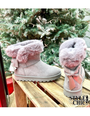 BOTAS AUSTRALIANAS GRISES LAZO
