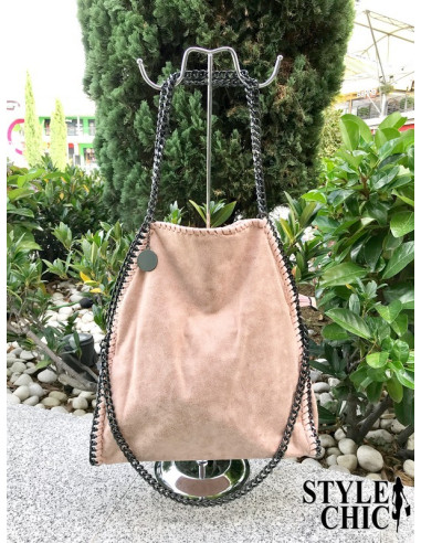 Bolso Cadenas Grande Rosa
