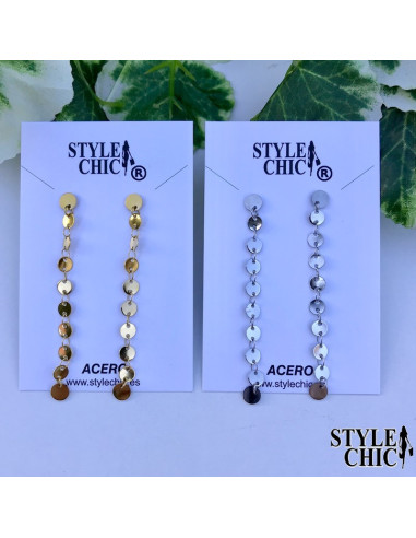 Pendientes Largos Círculos