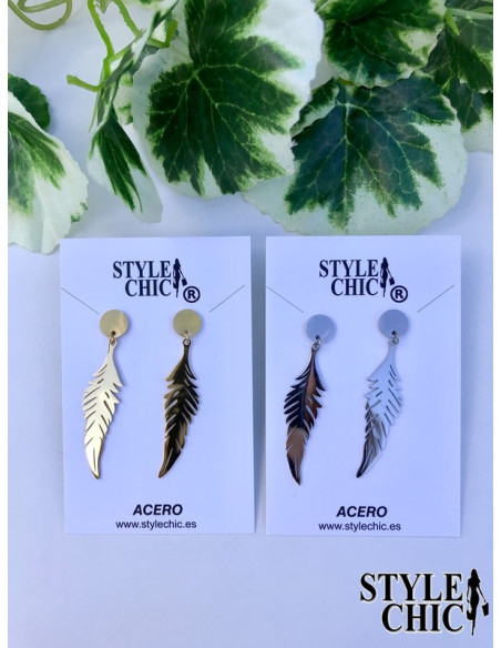 Pendientes Largos Hojas