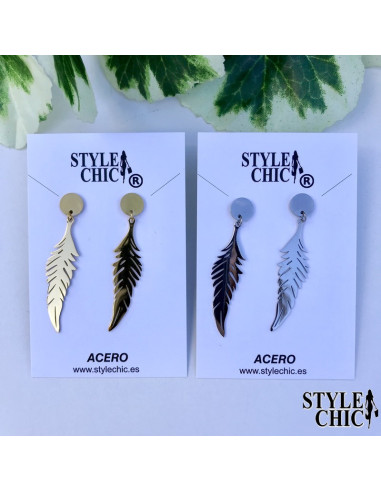 Pendientes Largos Hojas