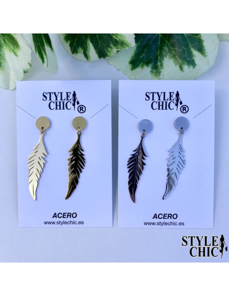 Pendientes Largos Hojas