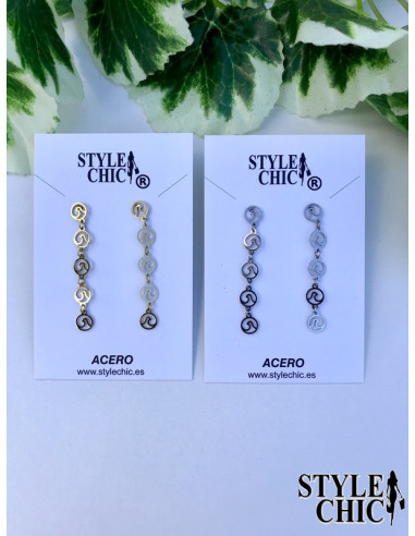 Pendientes Largos Olas
