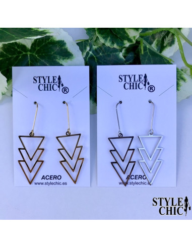 Pendientes Largos Triángulos