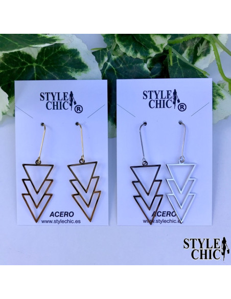 Pendientes Largos Triángulos