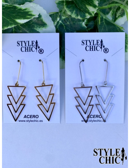 Pendientes Largos Triángulos