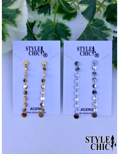 Pendientes Largos Círculos
