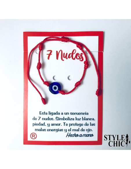 Pulsera 7 Nudos y OJO TURCO
