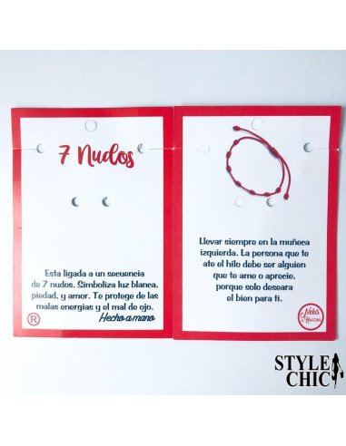 Pulsera 7 nudos y PUÑO
