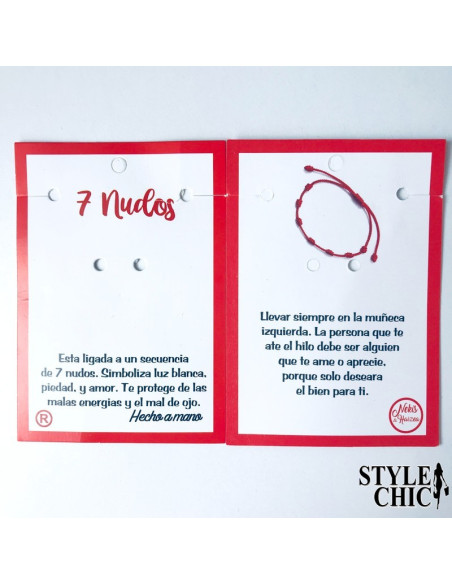 Pulsera 7 nudos y PUÑO