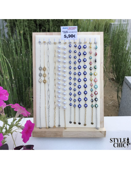Pulseras de Acero Singapur