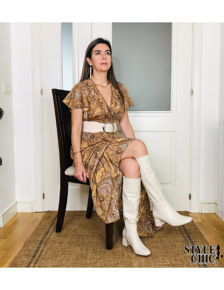 Botas Altas Beige