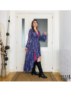 Vestido Victoria Azul Morado