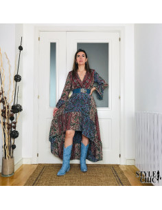 Vestido Victoria Tricolor