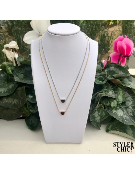 Collar Corazón Plano