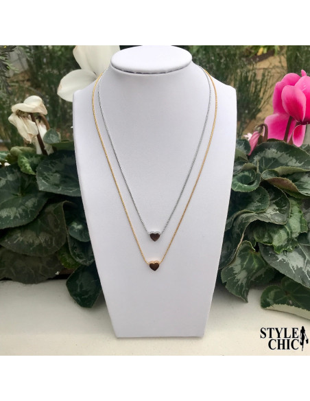 Collar Corazón Plano