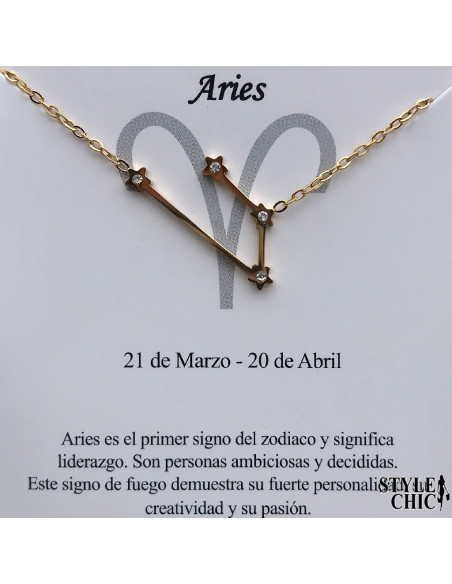 Collar Constelación Aries (21 de Marzo - 20 de Abril)
