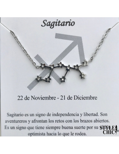 Collar Constelación Sagitario (22 de Noviembre...