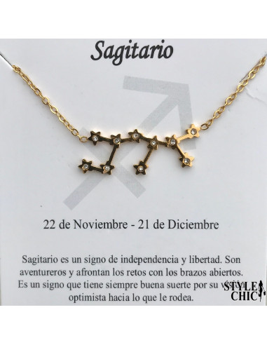 Collar Constelación Sagitario (22 de Noviembre...